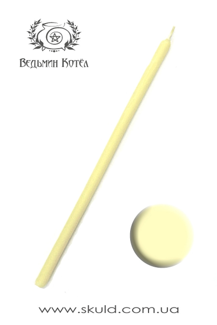 Свічка воскова біла