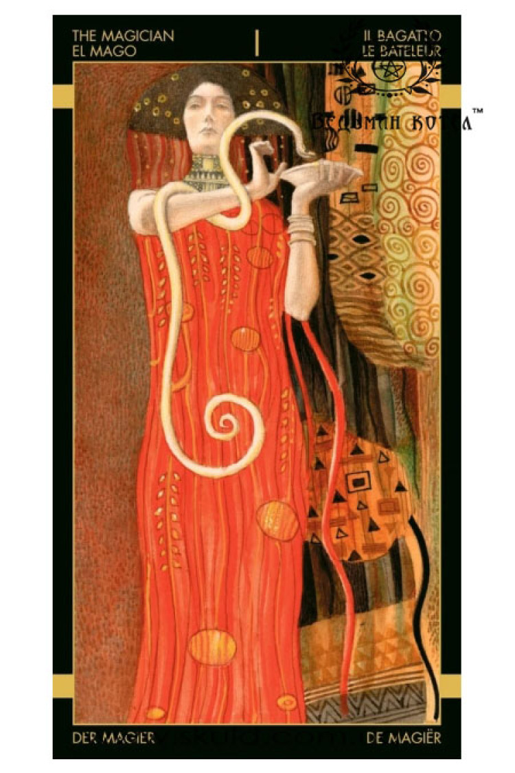Золоте Таро Клімта (Klimt Tarot Pocket Golden Edition)
