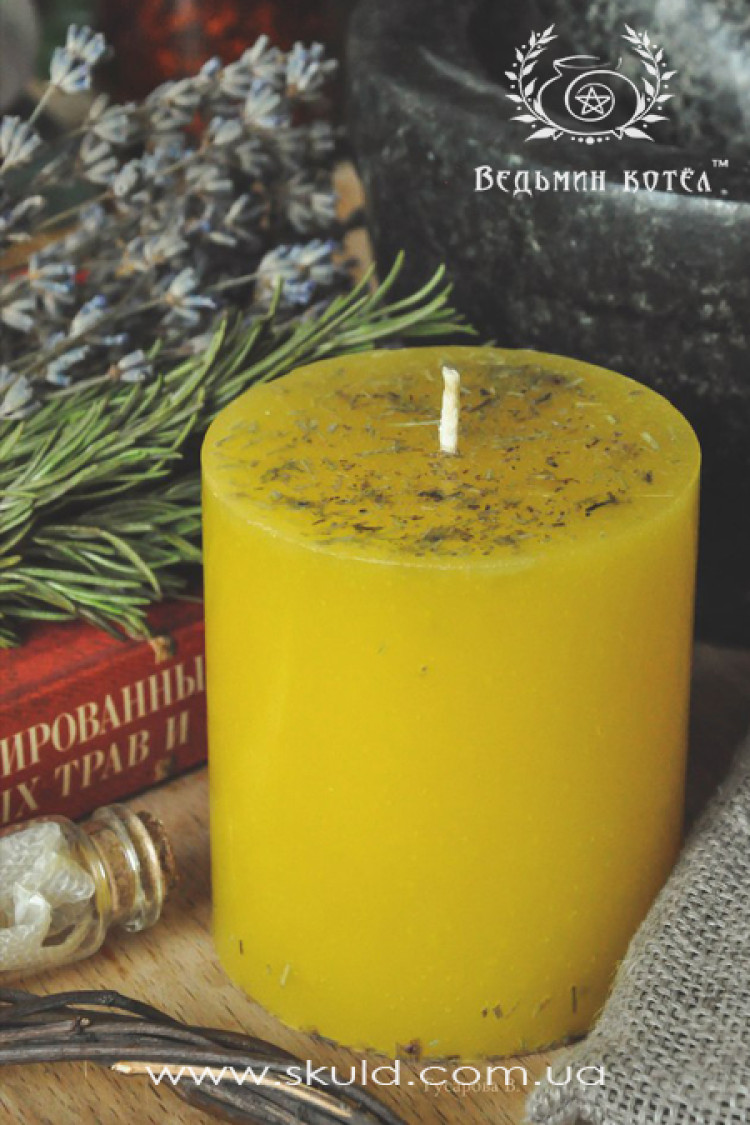 Жовта свічка "Ясність"